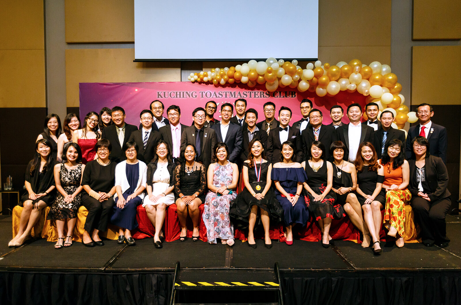 Kuching Toastmasters club in Kuching, Sarawak, Malaysia, celebrates its 30th Installation Dinner.