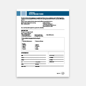 Pathways Order Form