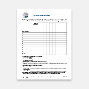 Counters' Tally Sheet (Digital)