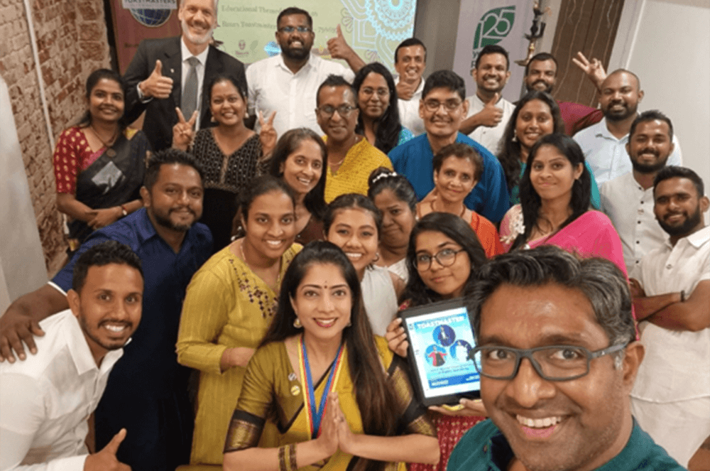 Group of people posing together during Diwali celebration